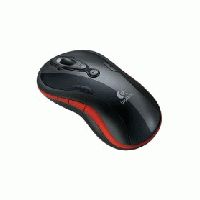 Logitech MediaPlay Cordless Mouse- Red